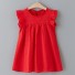 Dievčenské letné šaty N82 červená