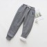 Dievčenské nohavice T2435 sivá