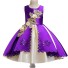 Dievčenské plesové šaty N162 fialová
