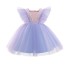 Dievčenské plesové šaty N176 svetlo fialová