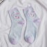 Dievčenské ponožky s jednorožcovi sivá