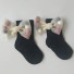 Dievčenské ponožky s mašľou A777 6