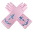 Dievčenské rukavice pre princezné svetlo ružová