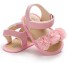 Dievčenské sandále s kvietkami A332 svetlo ružová