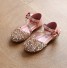 Dievčenské sandále s mašličkou ružová