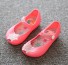 Dievčenské sandále s vločkou lososová