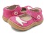 Dievčenské sandále s vtáčikom svetlo ružová