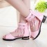 Dievčenské sandále so strapcami ružová