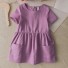 Dievčenské šaty N113 fialová