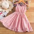 Dievčenské šaty N131 ružová