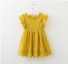 Dievčenské šaty N137 žltá