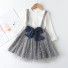 Dievčenské šaty N156 sivá