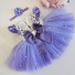 Dievčenské šaty N238 fialová