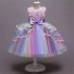 Dievčenské šaty N269 svetlo fialová