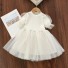 Dievčenské šaty n311 biela