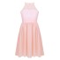 Dievčenské šaty N335 svetlo ružová