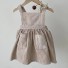Dievčenské šaty N534 béžová