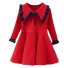 Dievčenské šaty N549 červená