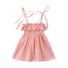 Dievčenské šaty N568 ružová