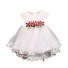 Dievčenské šaty N573 biela