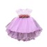 Dievčenské šaty N573 levanduľová