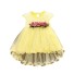 Dievčenské šaty N573 žltá