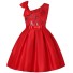 Dievčenské šaty N603 červená