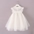 Dievčenské šaty s tylovou sukňou N102 biela