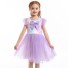 Dievčenské šaty s tylovou sukňou N90 svetlo fialová