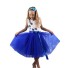 Dievčenské sukne L1049 tmavo modrá