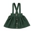 Dievčenské sukne s trakmi L1061 tmavo zelená