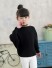 Dievčenské sveter L616 čierna