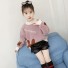 Dievčenské sveter L639 staroružová