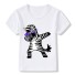 Dievčenské tričko dabbing J622 zebra