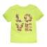 Dievčenské tričko LOVE J3289 svetlo zelená