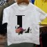 Dievčenské tričko s písmenom B1428 L