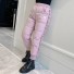 Dievčenské zimné nohavice T2457 ružová