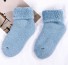 Dievčenské zimné ponožky modrá