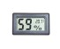 Digitales Thermometer und Hygrometer schwarz