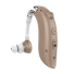 Digitális hallókészülék időseknek Hordozható hangerősítő Vezeték nélküli hallókészülék tokkal és cserehegyekkel Kompakt 5 x 1,5 x 1 cm bézs