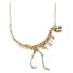 Dinoszaurusz nyaklánc arany