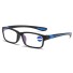 Dioptrické okuliare proti modrému svetlu +2,00 modrá