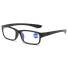 Dioptrické okuliare proti modrému svetlu +3,00 čierna
