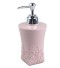 Díszes szappanadagoló világos rózsaszín
