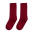 Dívčí barevné ponožky červená