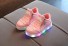 Dívčí boty s kamínky růžová