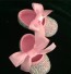 Dívčí capáčky s kamínky růžová