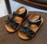 Dívčí gumové sandály A1100 černá