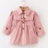 Dívčí kabát L1879 růžová