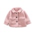 Dívčí kabát L1982 růžová